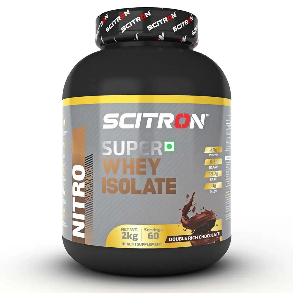 Scitron Super Whey Isolate,  4.4 lb  Double Rich Chocolate