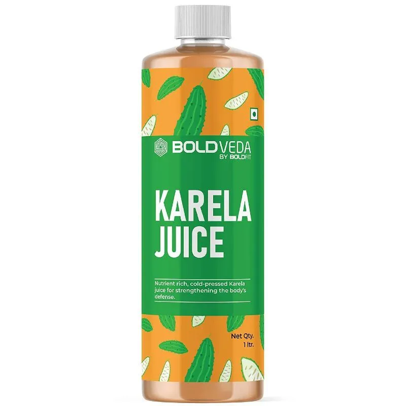 Boldfit Boldveda Cold Press Karela Juice For Strengthening The Body's Defense