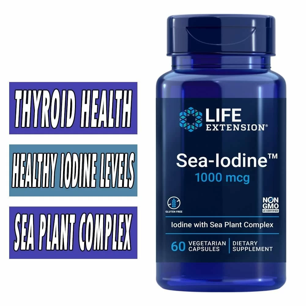 Life Extension Sea Iodine - 60 Veg Caps