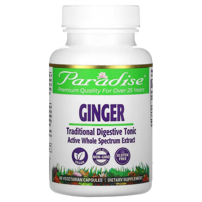 Ginger, 60 Vegetarian Capsules