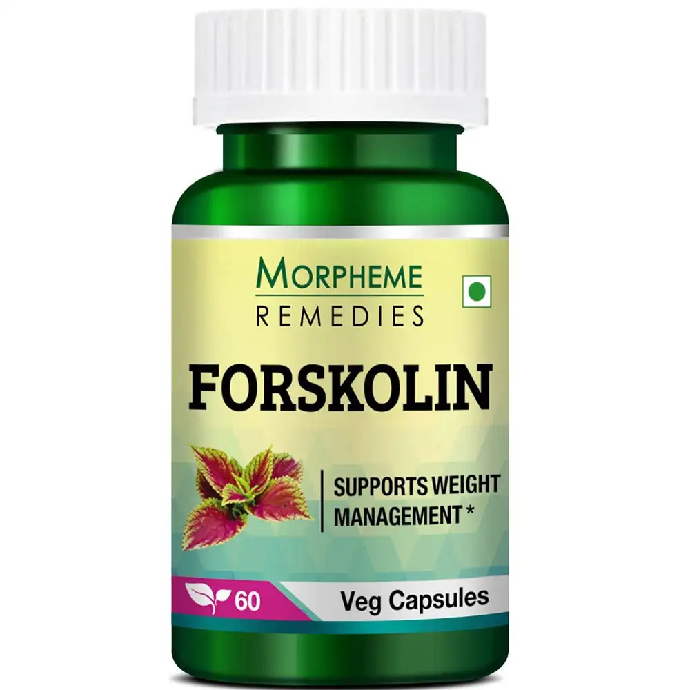 Morpheme Remedies Forskolin (500 mg),  60 veggie capsule(s)  Unflavoured