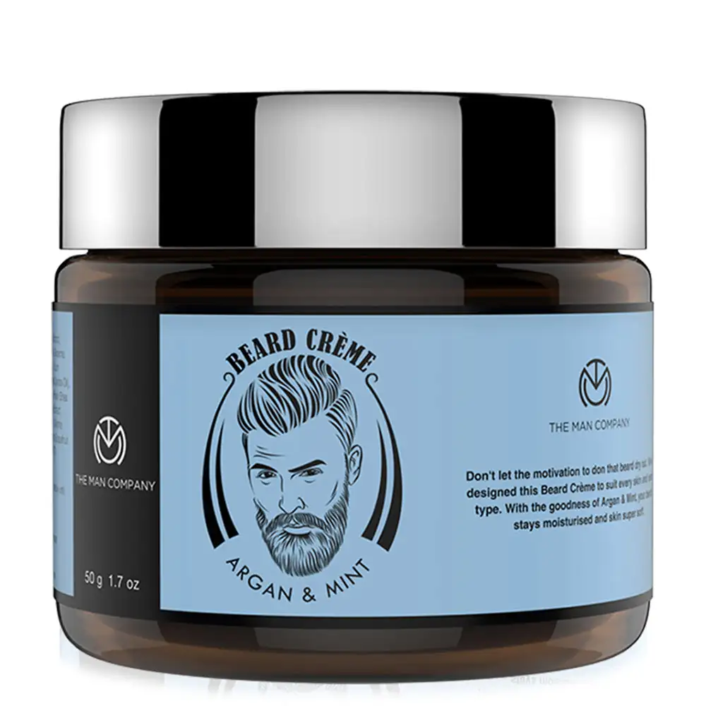 The Man Company Beard Cream,  50 g  Argan & Mint