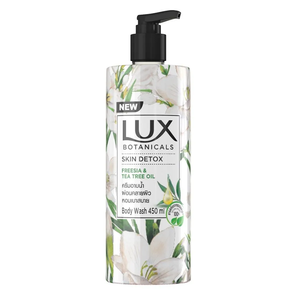 Lux Skin Detox Freesia & Tea Tree Oil Body Wash