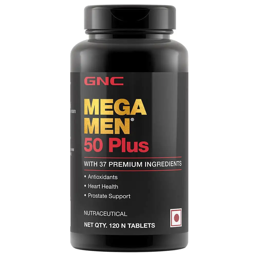 GNC Mega Men 50 Plus,  120 tablet(s)  Unflavoured