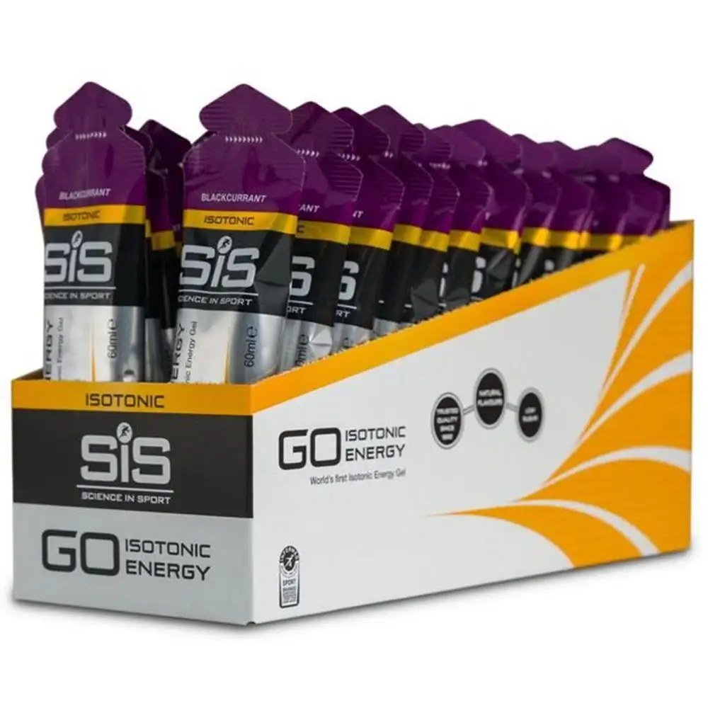 Science In Sport SIS Gel Go Isotonic Energy,  15 Piece(s)/Pack  Black Currant