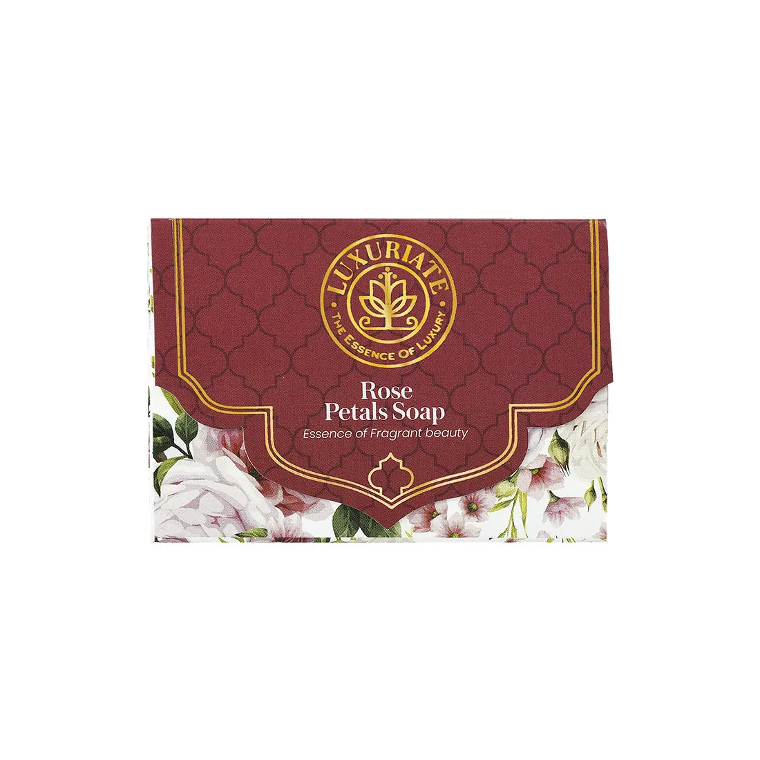 LUXURIATE Rose Essence of Fragrant Beauty Soap Bar For Men and Women