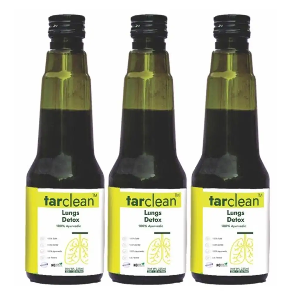 Le-Vanza Food & Herbals Tar Clean - Pack of 3,  225 ml