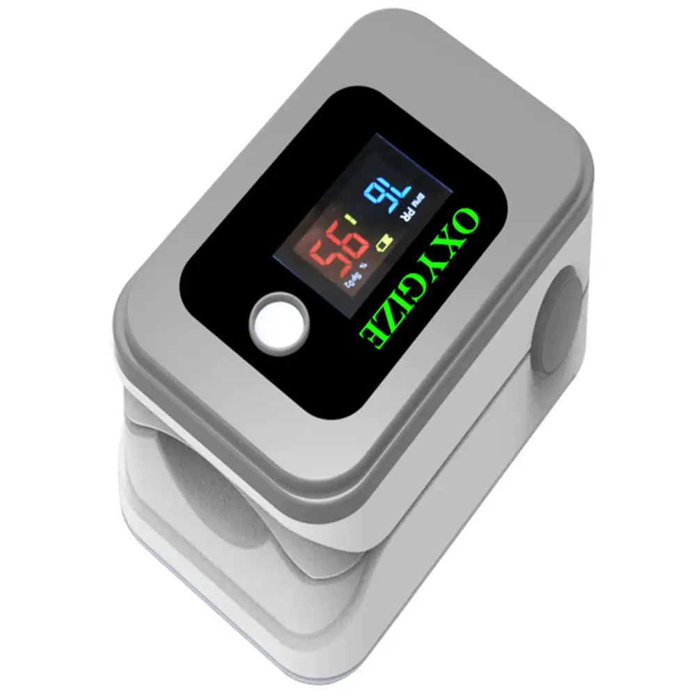 Oxygize Finger Tip Pulse Oximeter with Bluetooth,  Grey