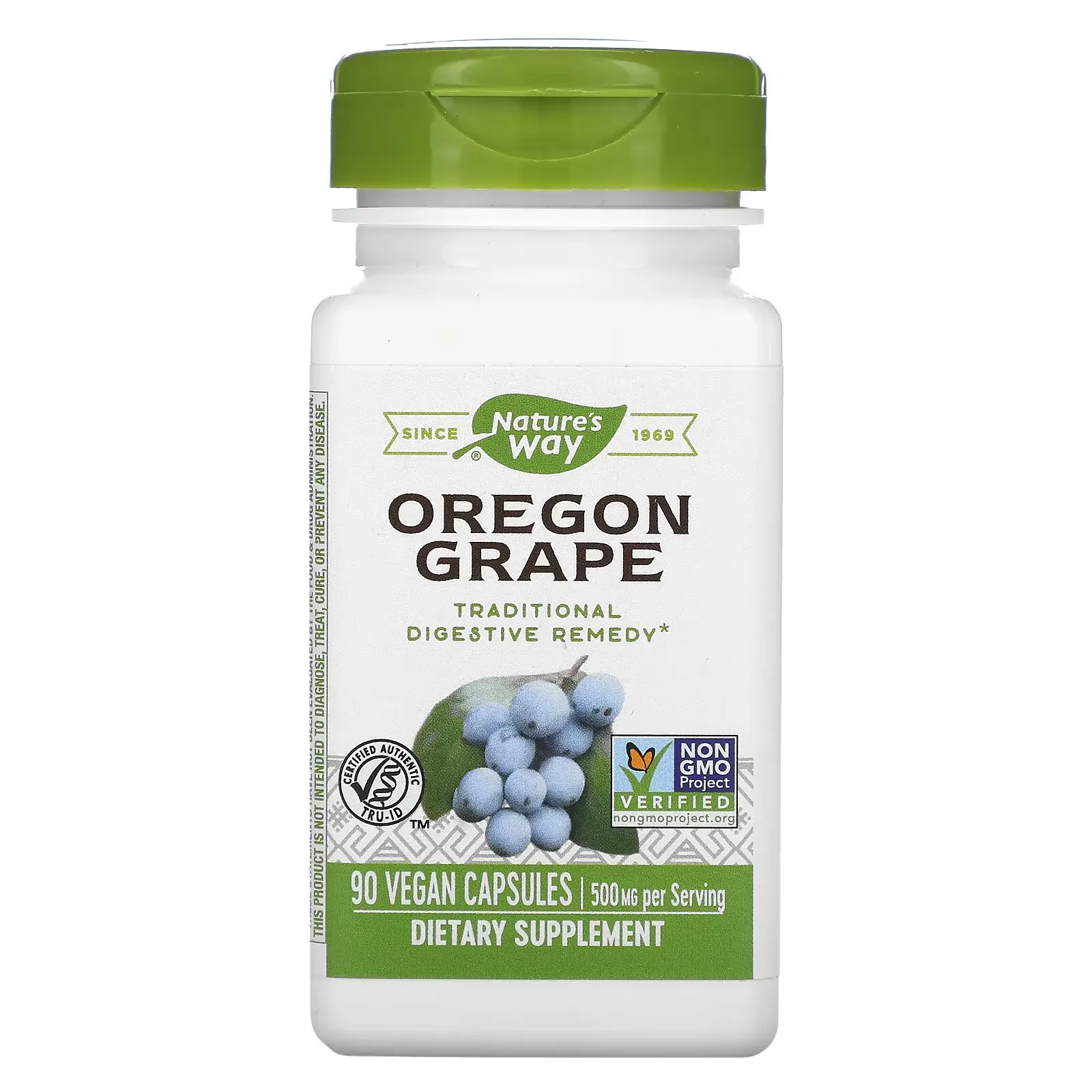 Oregon Grape, 500 mg, 90 Vegan Capsules