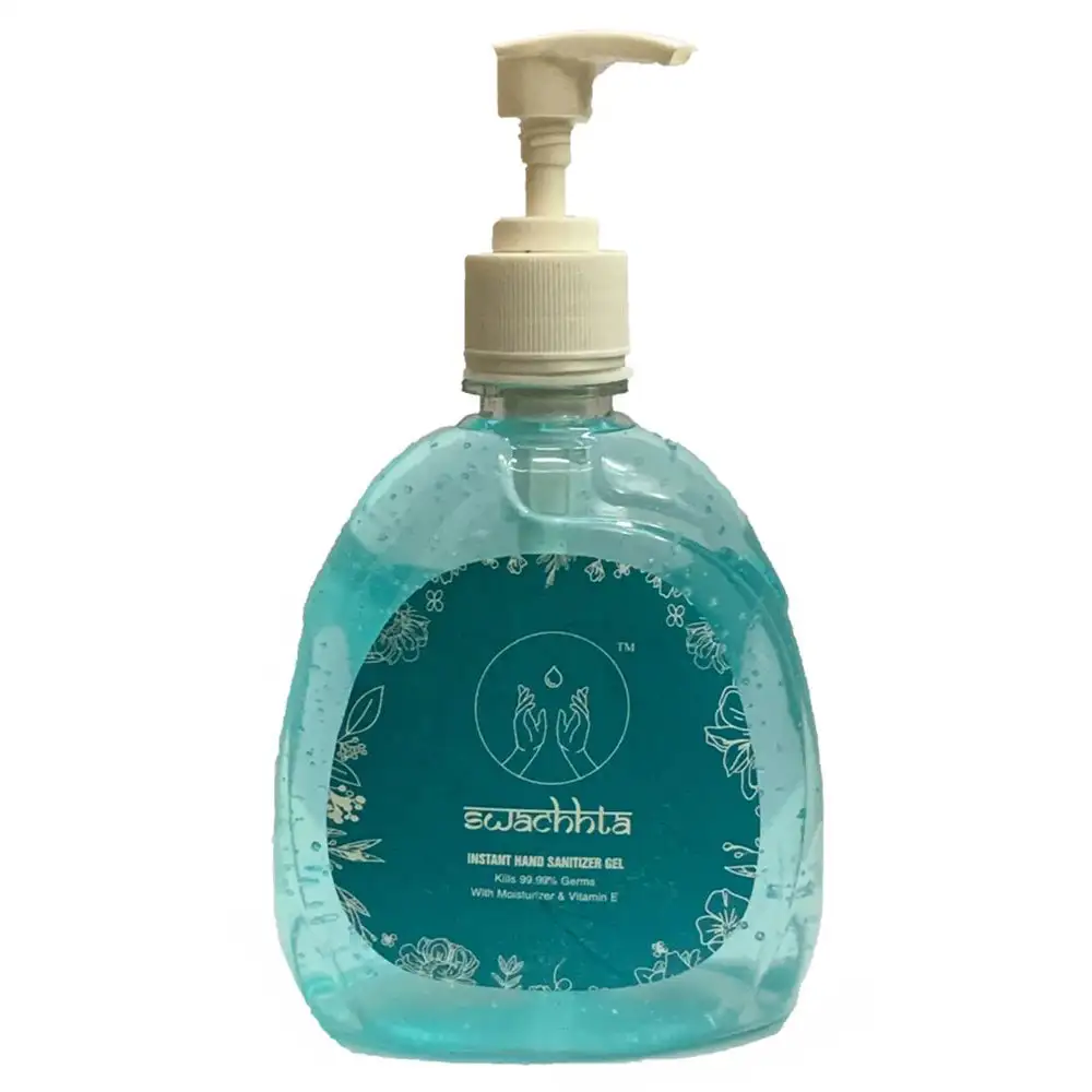 Swachhta Instant Hand Sanitizer Gel,  Special Flower Oil Fragrance  500 ml  Kills 99.99% of Germs with Moisturizer & Vitamin E