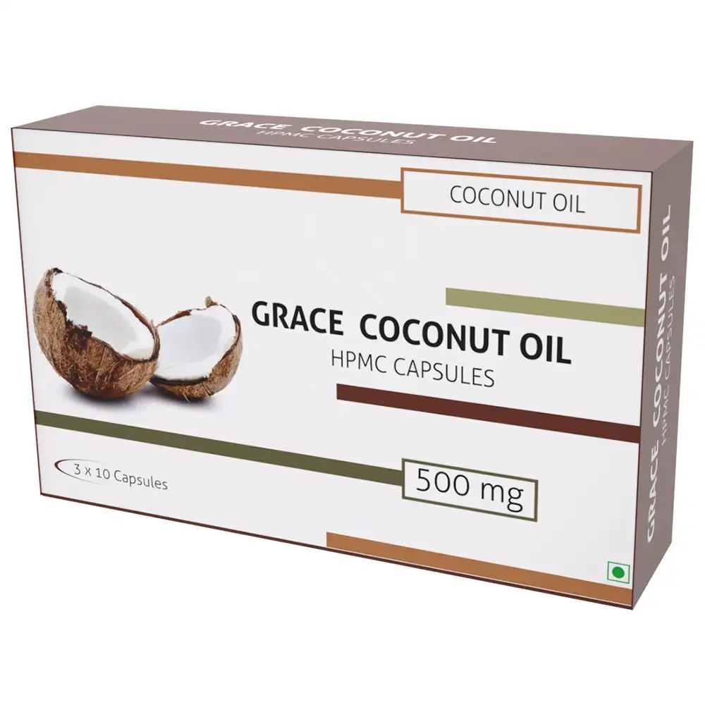 Nutra Grace Grace Coconut Oil,  30 capsules