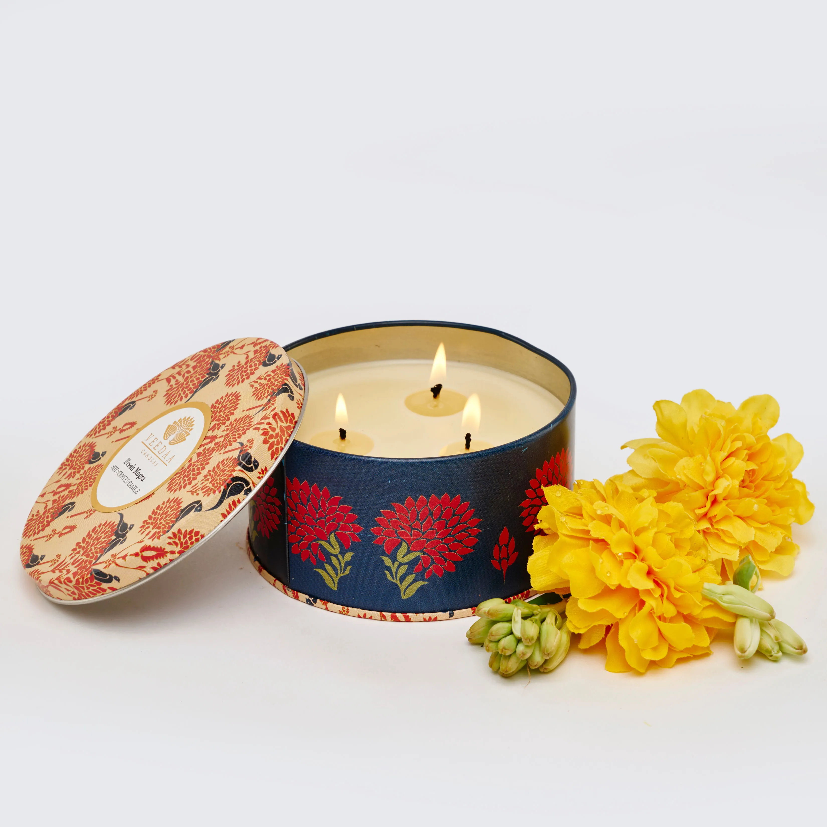 Veedaa Fresh Mogra Soy Scented Candle