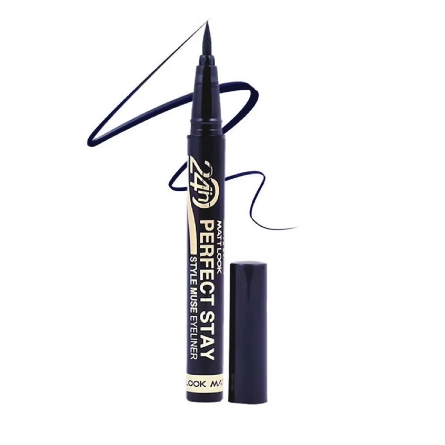 Matt look Perfect Stay Style Muse Eyeliner - Deep Blue