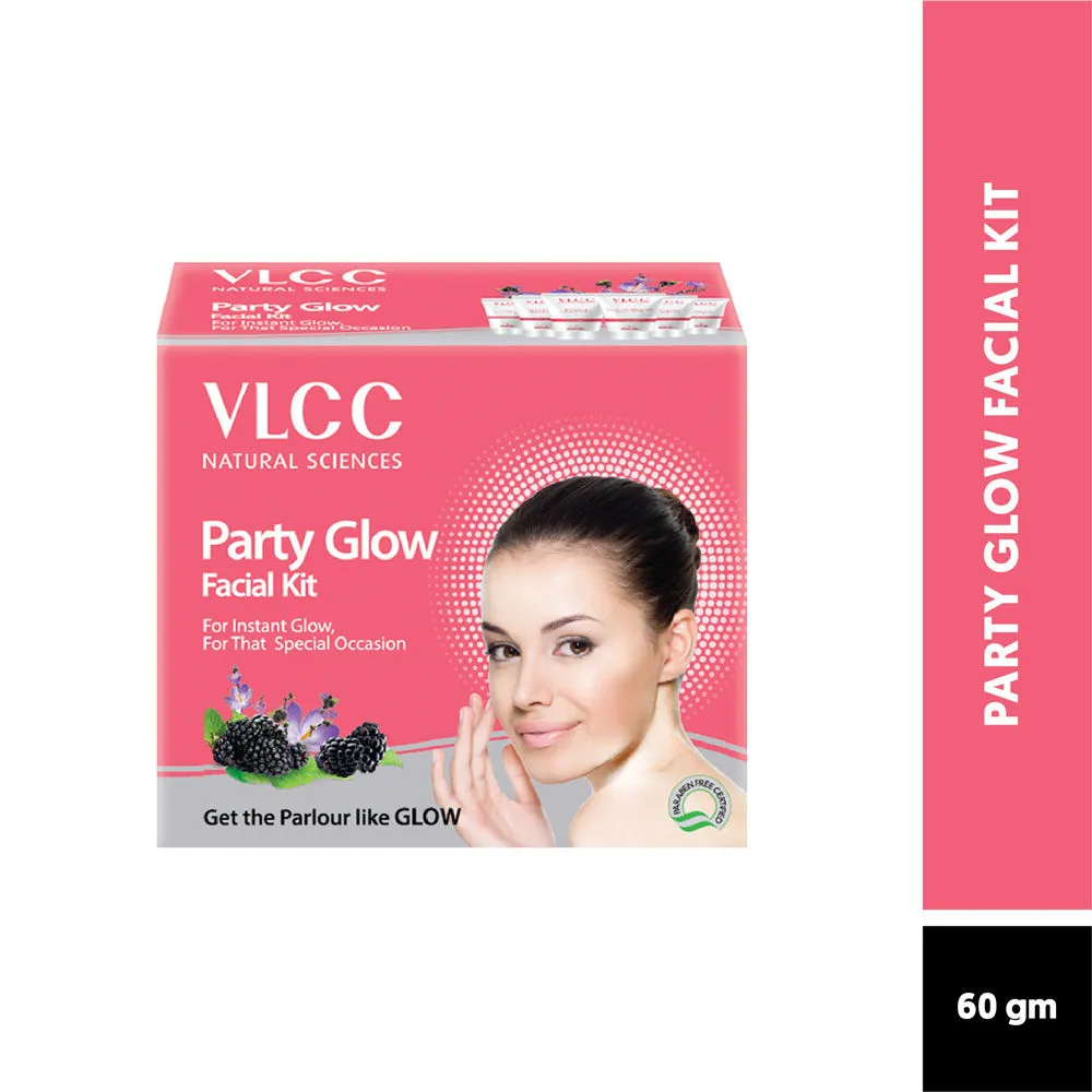 VLCC Party Glow Facial Kit For Instant Glow, For That Special Occasion