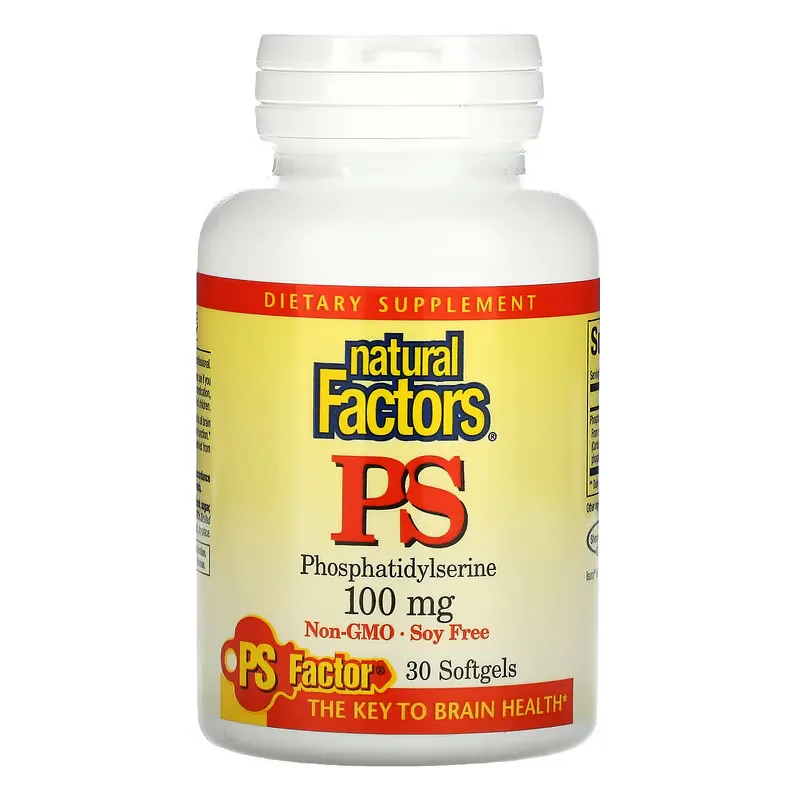 PS, Phosphatidylserine, 100 mg, 30 Softgels