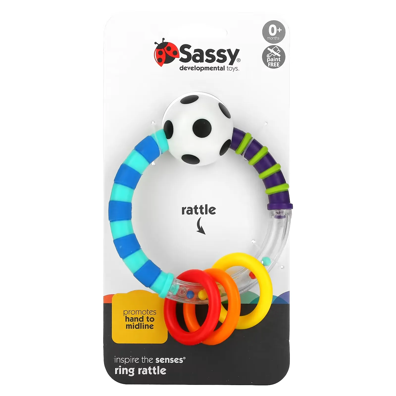 Inspire The Senses, Ring Rattle, 0+ Months, 1 Count