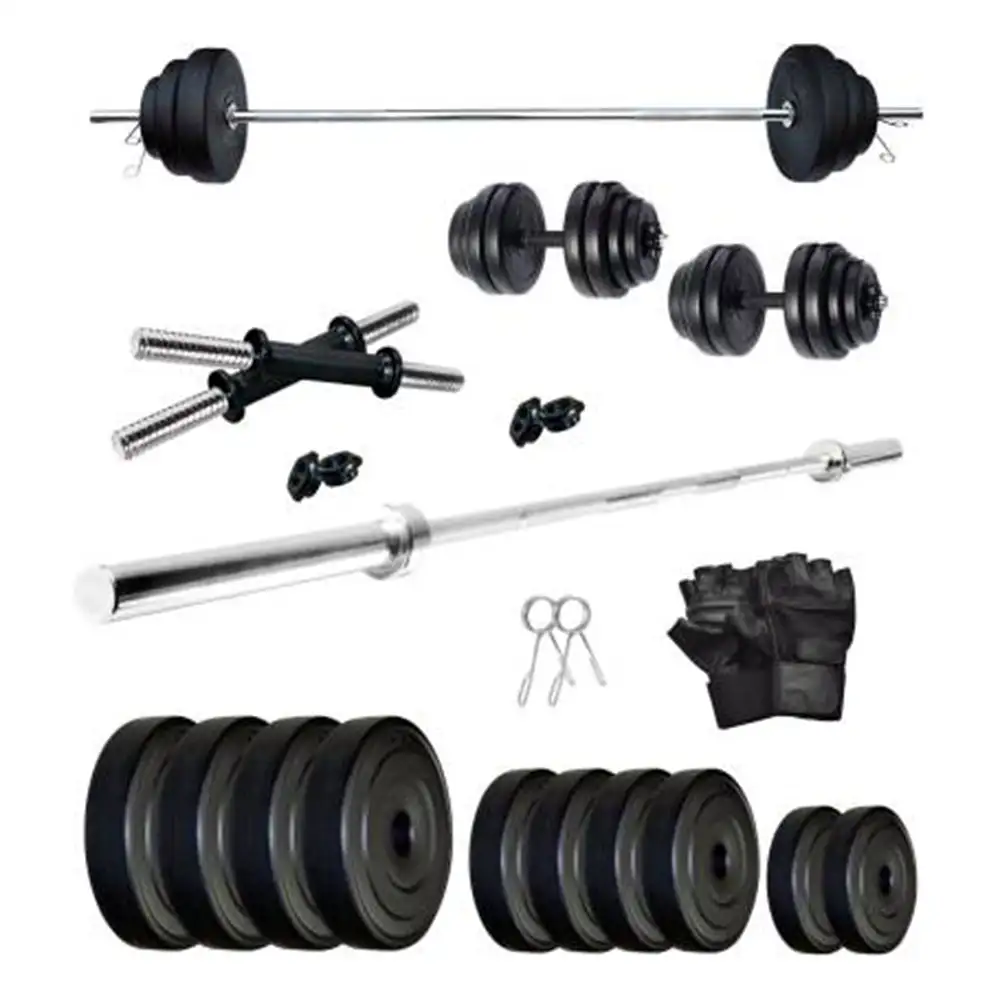 Fitmax PVC 30KG COMBO 10 WB SL Home Gym Kit