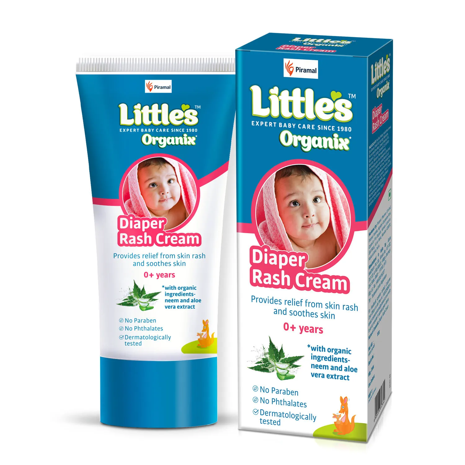 Little's Organix Diaper Rash Cream With Organic Aloe Vera And Neem Extract