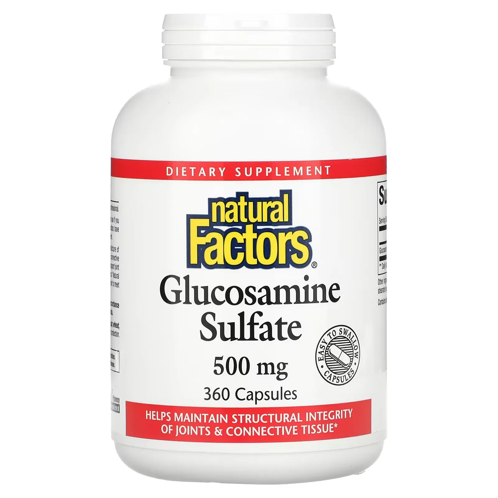 Glucosamine Sulfate, 500 mg, 360 Capsules