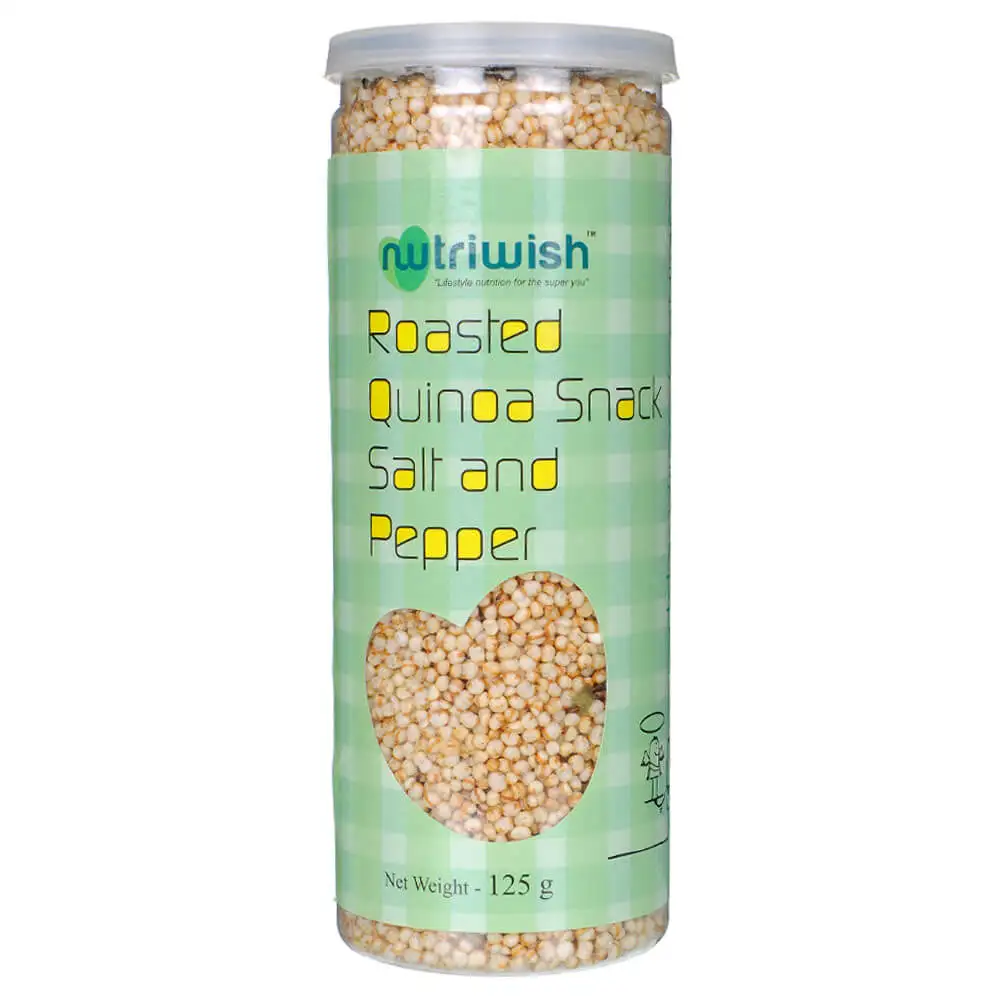 Nutriwish Roasted Quinoa Snack,  0.125 kg  Salt & Pepper