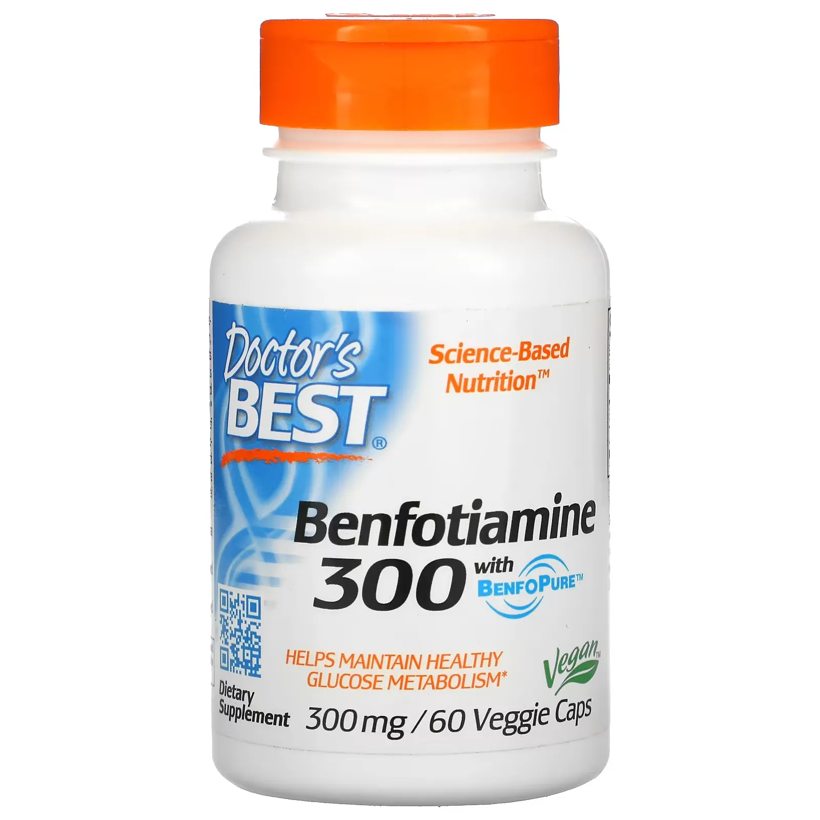 Benfotiamine with BenfoPure, 300 mg, 60 Veggie Caps