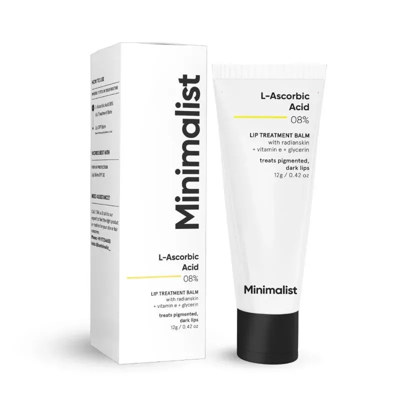 Minimalist 8% L-Ascorbic Acid Lip Treatment Balm