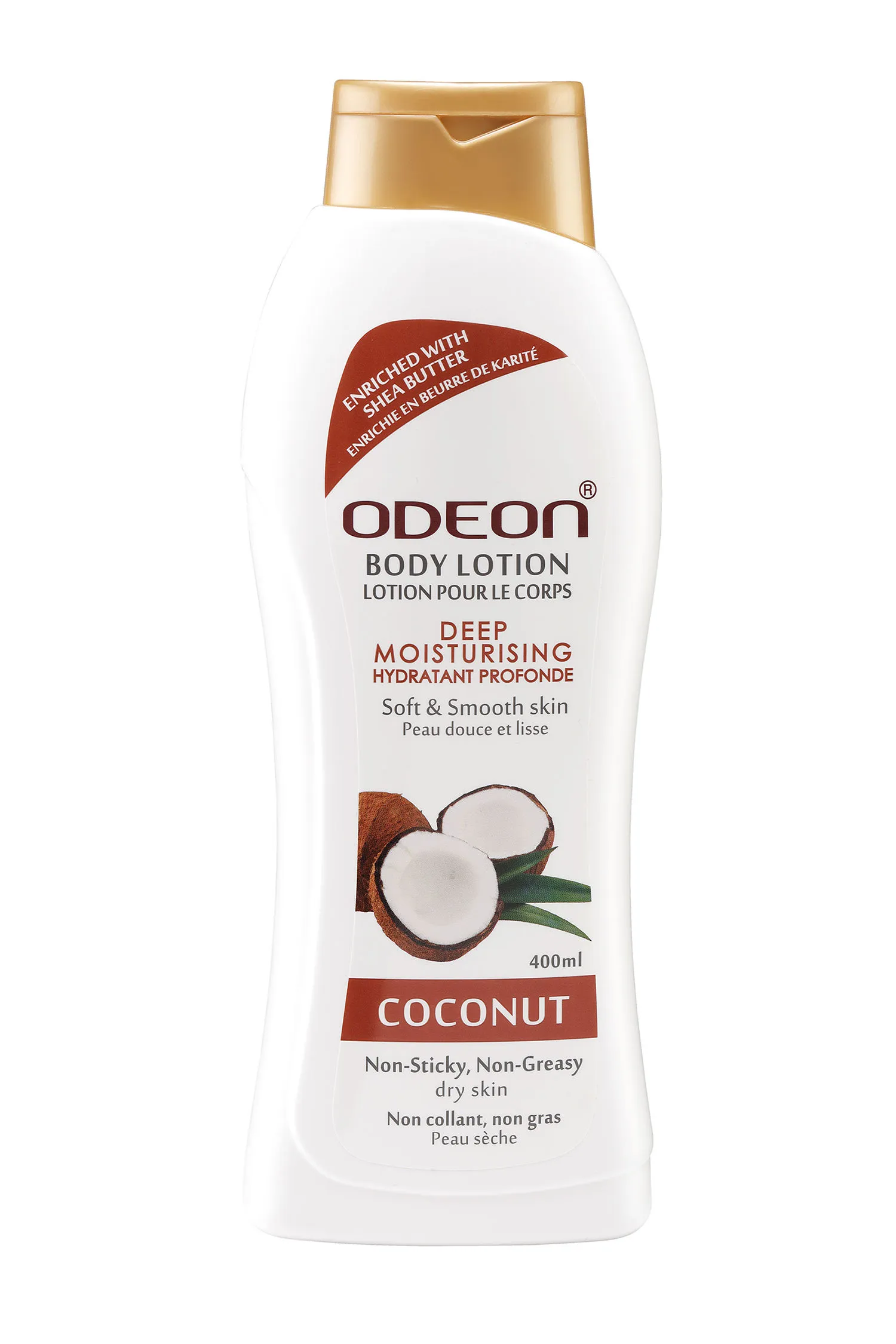 ODEON Deep Moisturizing Coconut Body Lotion Enriched with Shea Butter