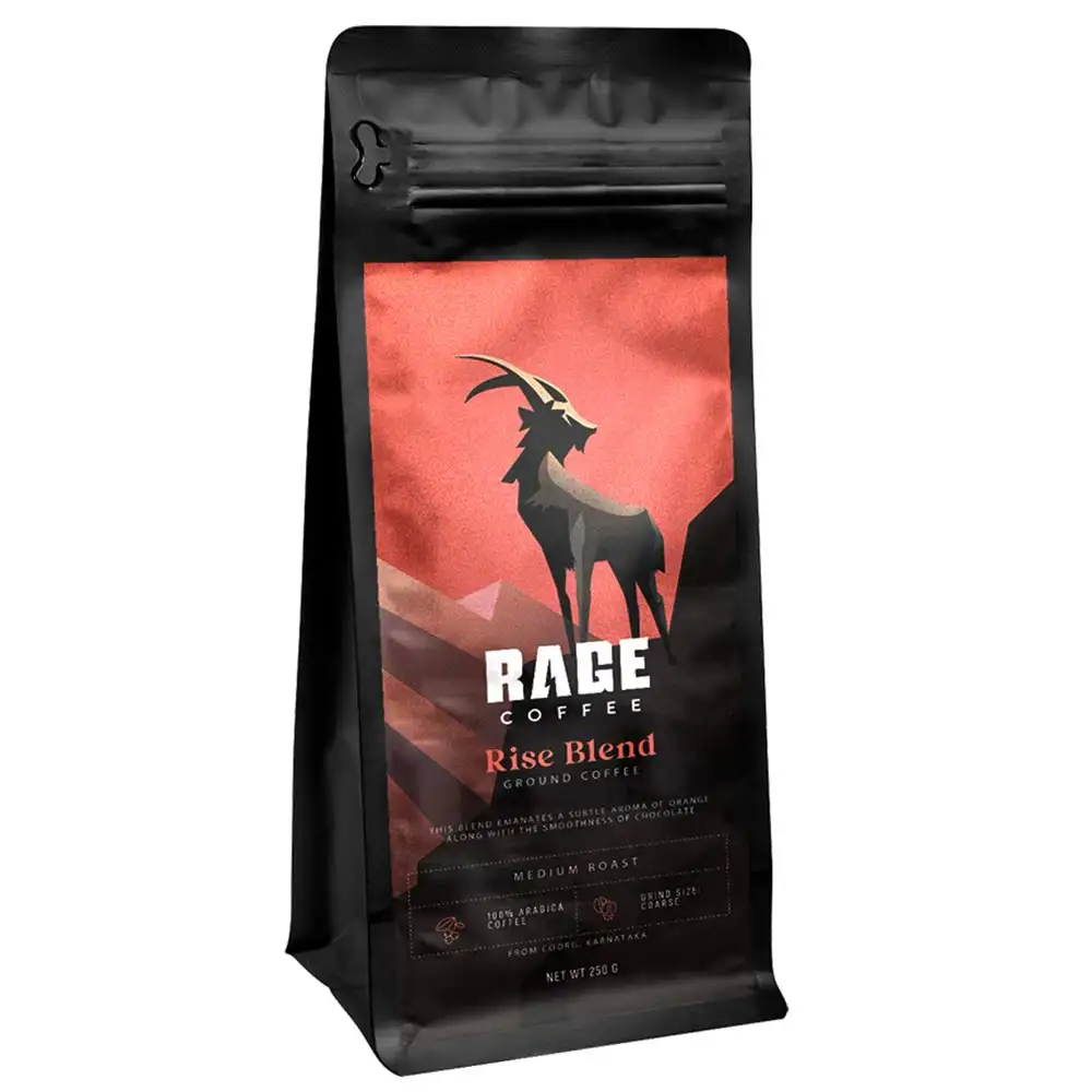 Rage Coffee Rise Blend Ground Coffee,  250 g  French Press (Coarse)