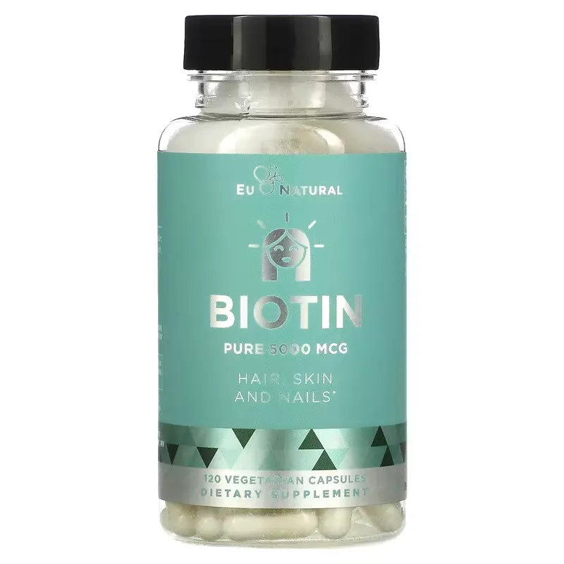 Biotin, 5,000 mcg, 120 Vegetarian Capsules