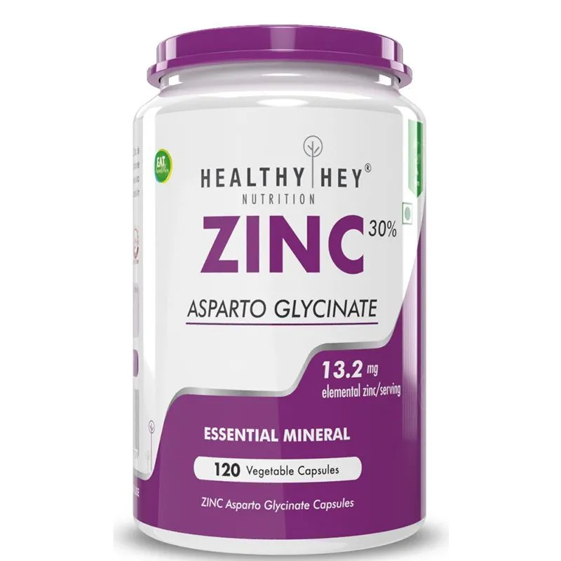 HealthyHey Nutrition Zinc Asparto Glycinate - Capsules