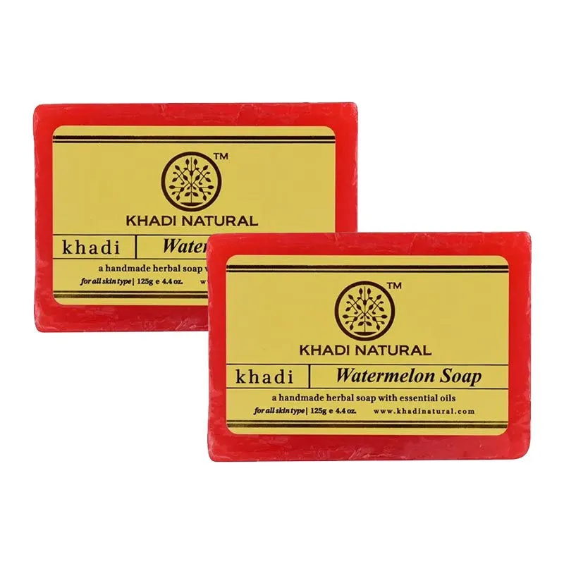 Khadi Natural Ayurvedic Watermelon Soap - Pack of 2