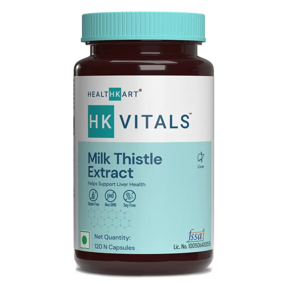 Healt HK Vitals Milk Thistle Extract 600mg,  120 capsules