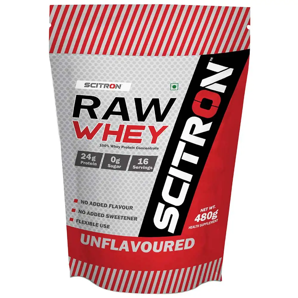 Scitron Raw Whey Protein,  1 lb  Unflavoured