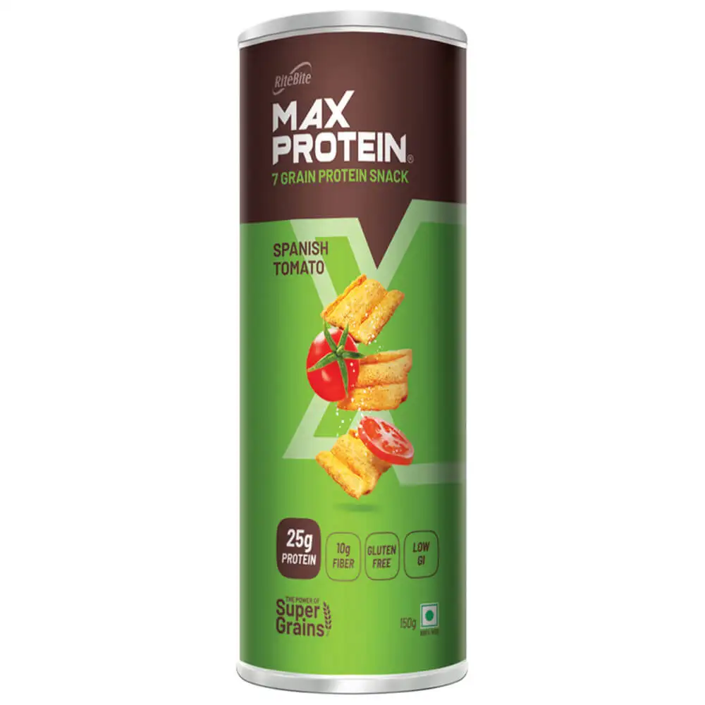 RiteBite Max Protein Chips,  150 g  Spanish Tomato