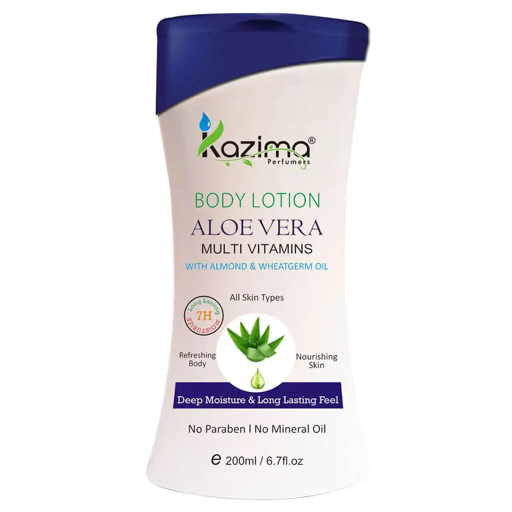 Kazima Aloe Vera Multi Vitamins Body Lotion,  200 ml  for Deep Moisture & Long Lasting Feel