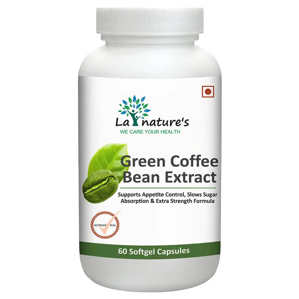 La Nature's Green Coffee Bean Extract,  60 softgels