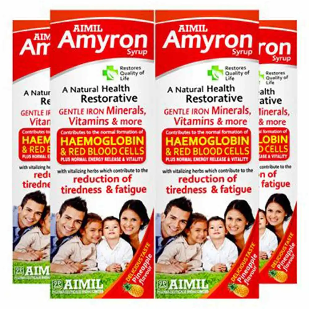 Aimil Amyron Syrup (Pack of 4),  200 ml