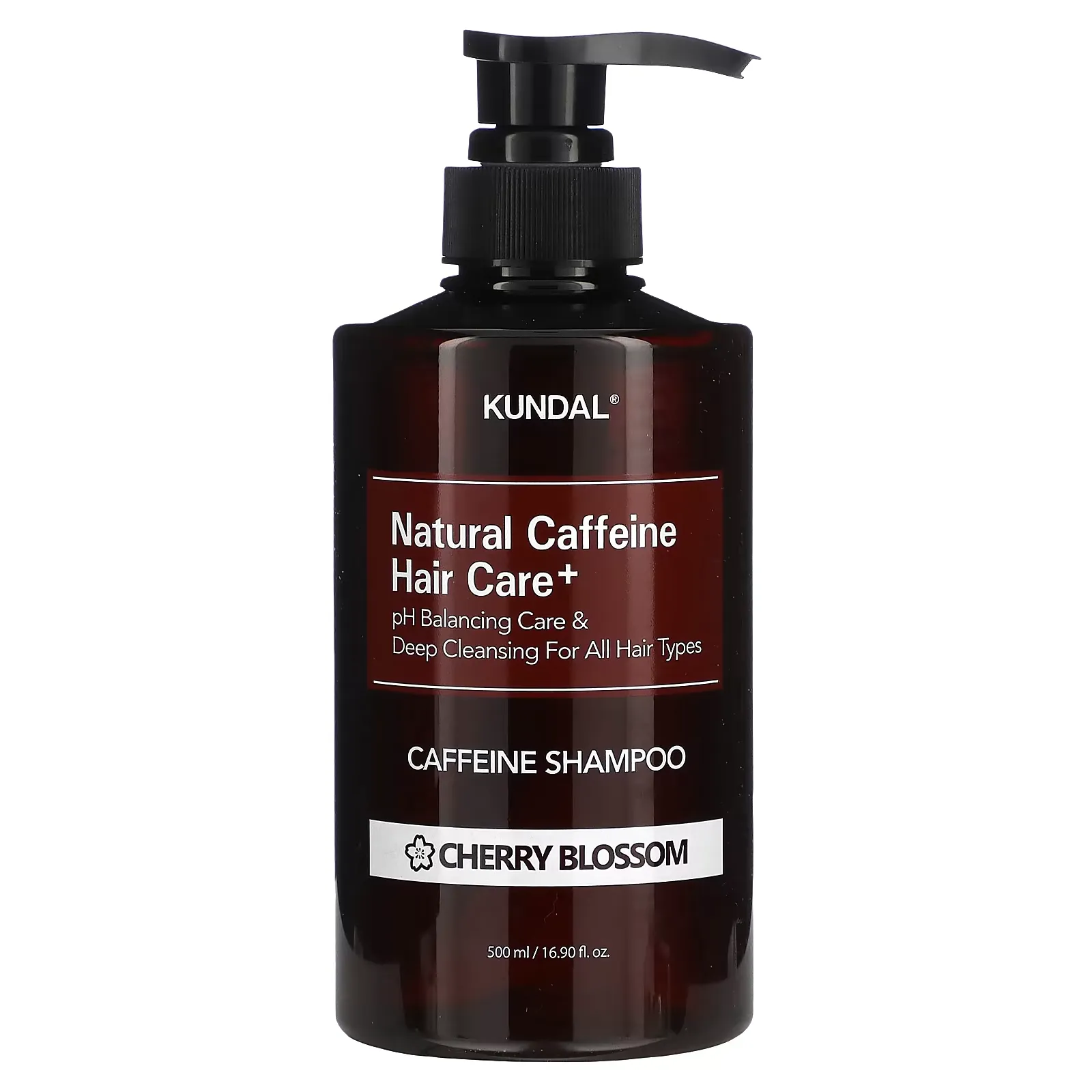 Natural Caffeine Hair Care+ Shampoo, 16.9 fl oz (500 ml)