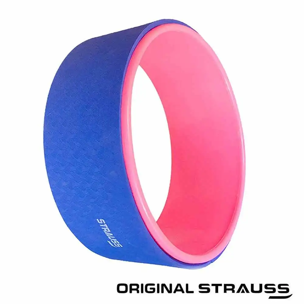 Strauss Yoga Wheel,  Blue  12 in