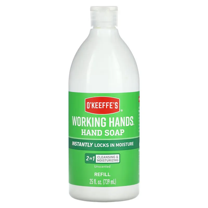 Working Hands, Hand Soap, Unscented, 25 fl oz (739 ml)