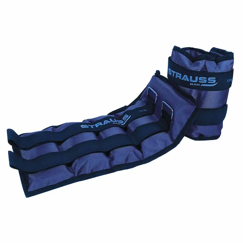 Strauss Ankle Weight (Pair),  Blue  2.5 kg