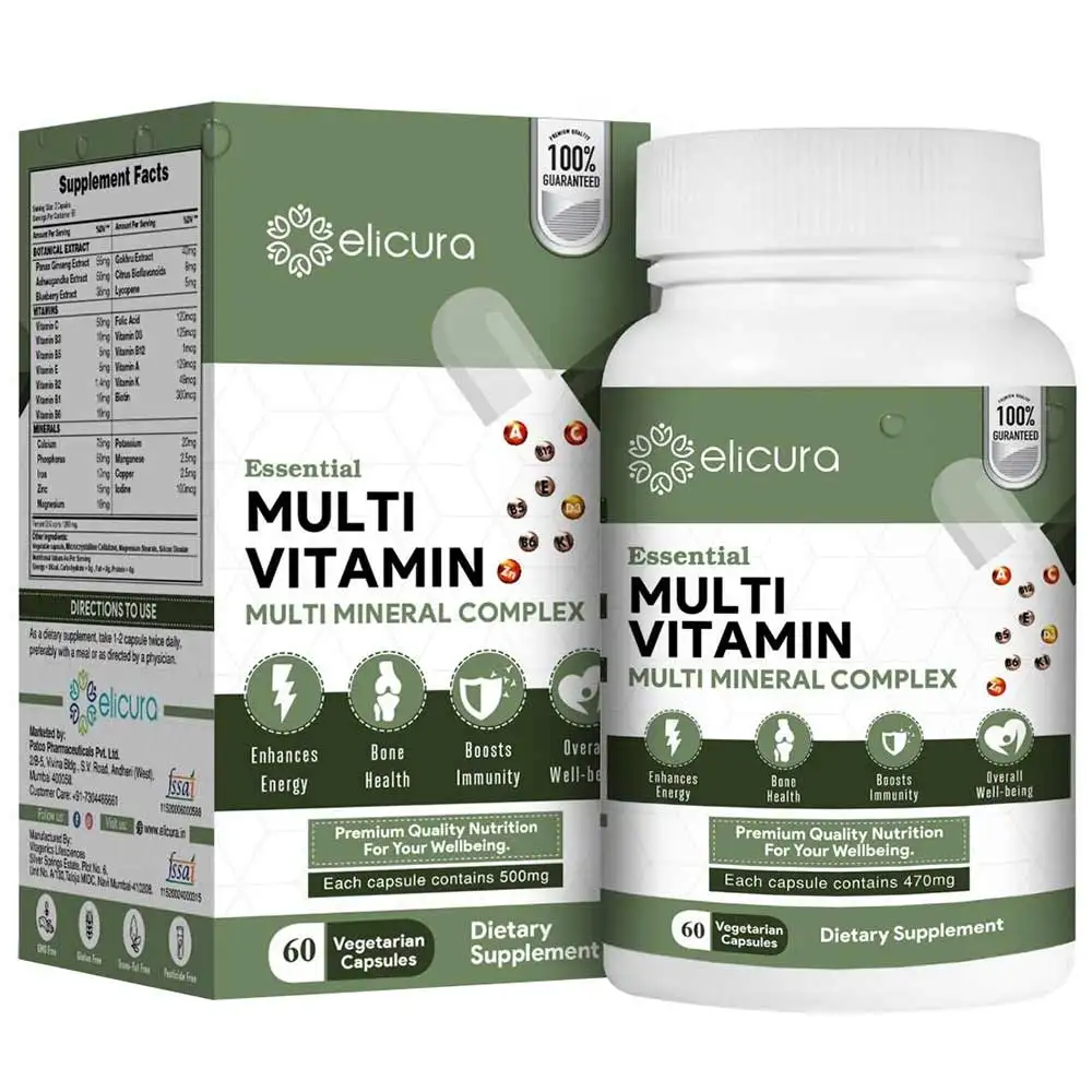 elicura Multi Vitamin,  60 veggie capsule(s)  Unflavoured