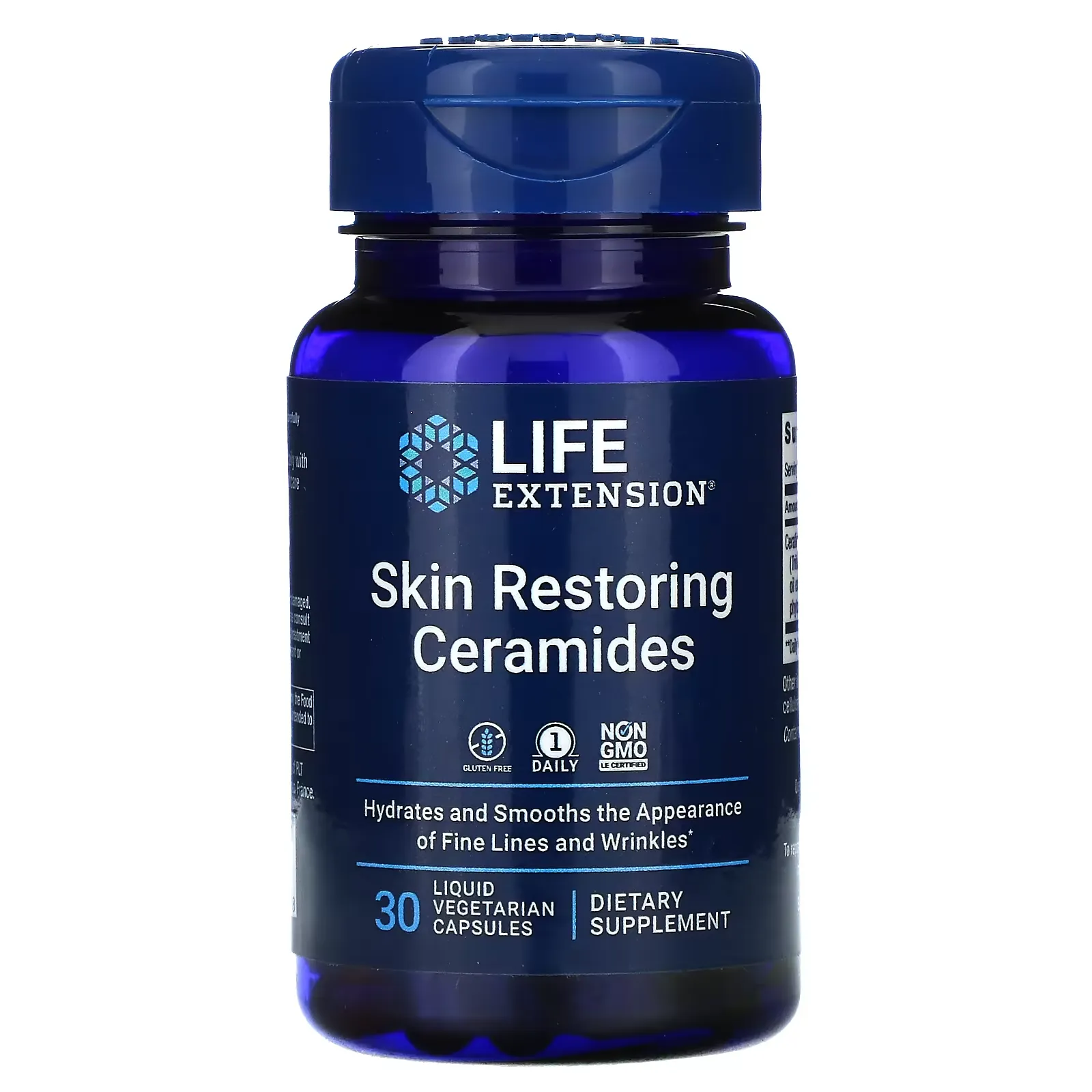 Skin Restoring Ceramides, 30 Liquid Vegetarian Capsules