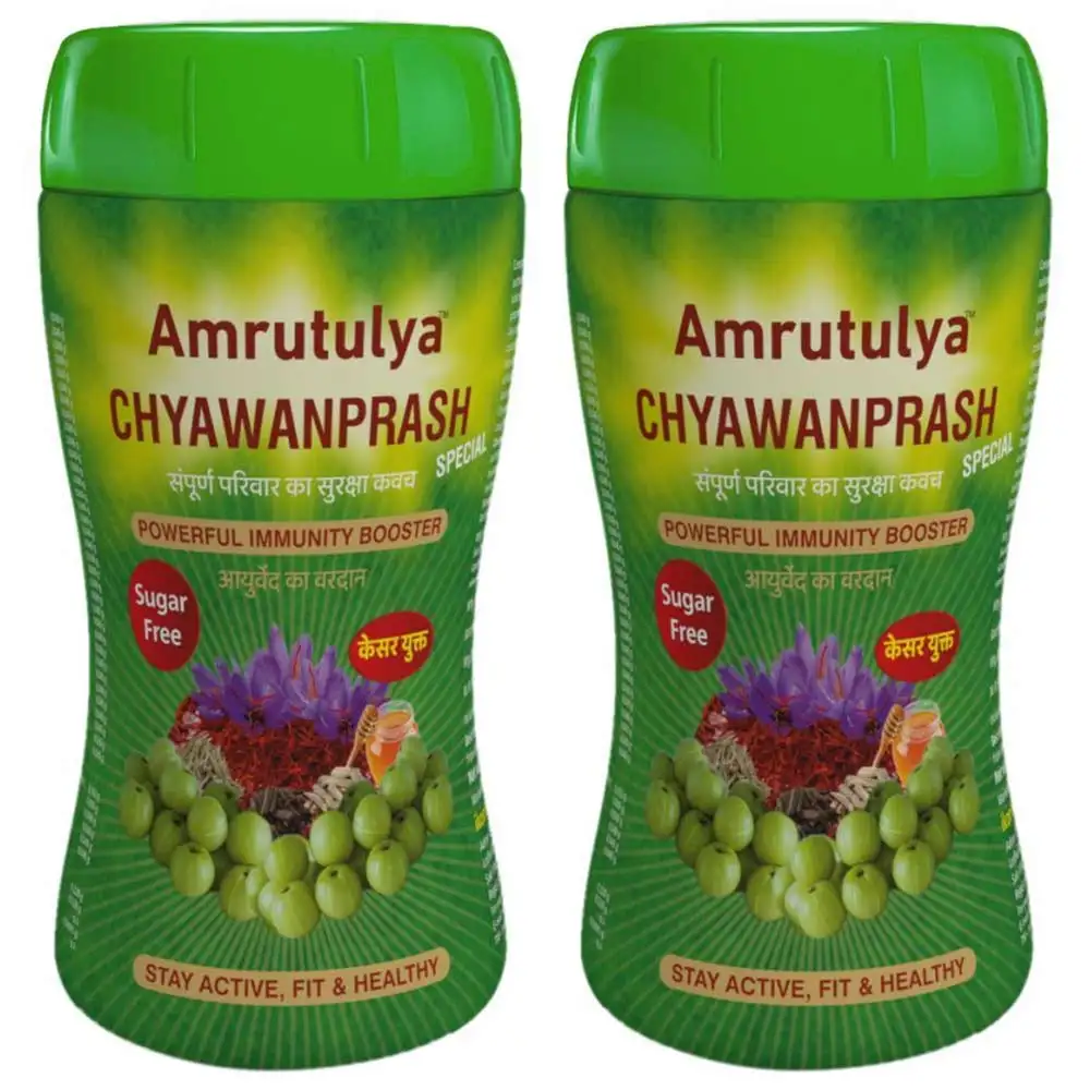 Amrutulya Chyawanprash Special Sugar Free (Pack of 2),  500 g