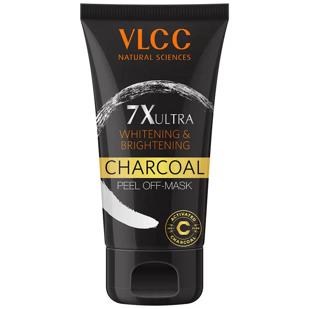 VLCC 7X Ultra Charcoal Peel Off Mask,  100 g  Whitening and Brightening