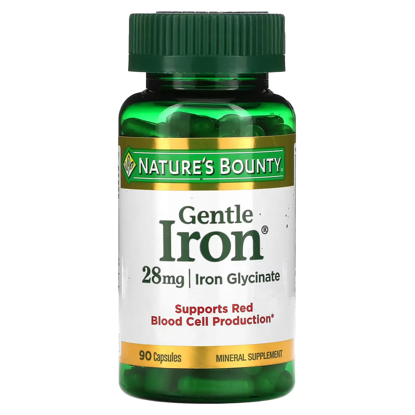 Gentle Iron, 28 mg, 90 Capsules