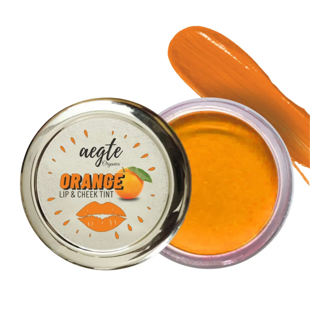 Aegte Lip and Cheek Tint Balm - Orange