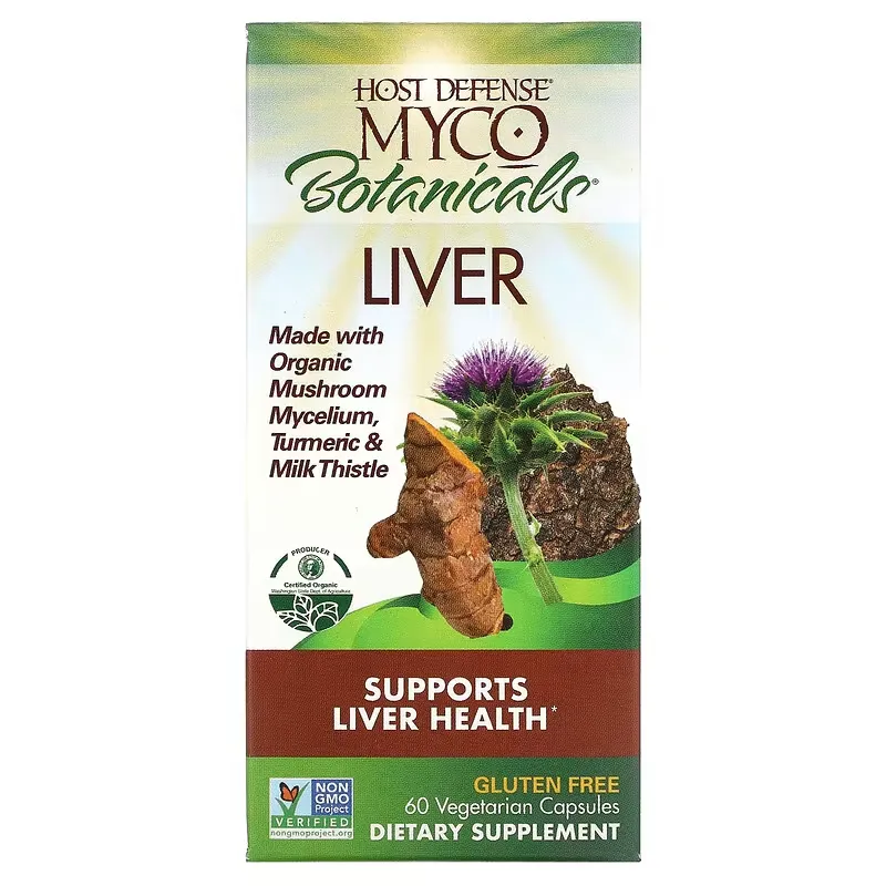 MycoBotanicals, Liver, 60 Vegetarian Capsules