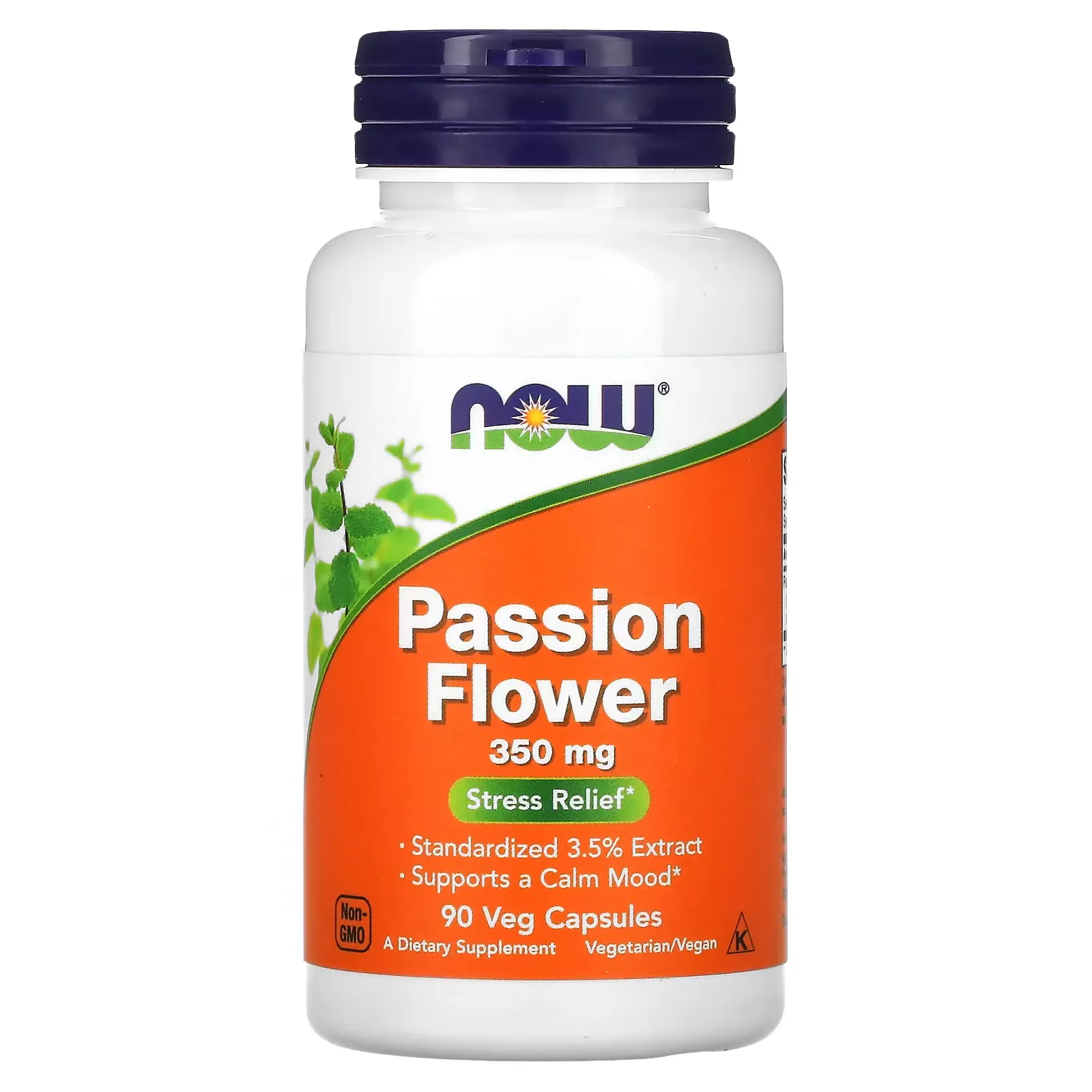 Passion Flower, 350 mg, 90 Veg Capsules