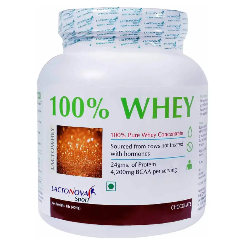 Lactonova 100% Whey Protein,  1 lb  Chocolate